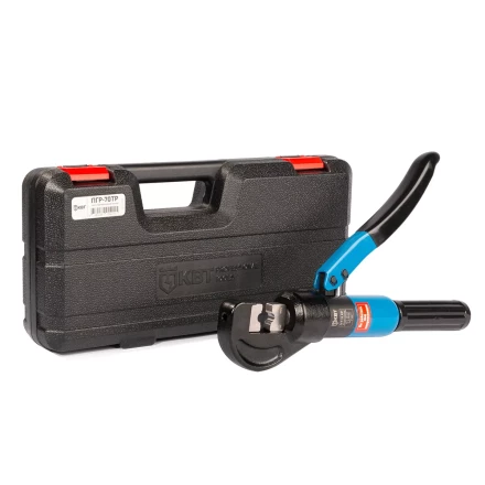 Пресс гидравлический ручной КВТ ПГР-70ТР для опрессовки наконечников до 70 мм и тросов  до 4 мм (91808) купить в Нижневартовске