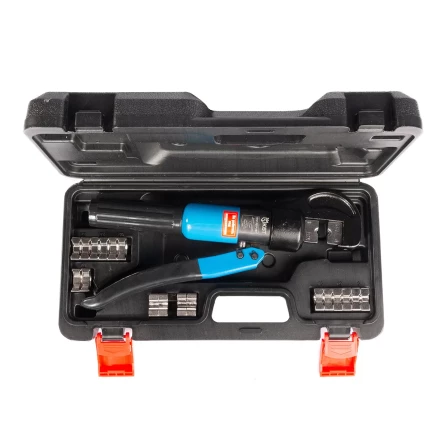 Пресс гидравлический ручной КВТ ПГР-70ТР для опрессовки наконечников до 70 мм и тросов  до 4 мм (91808) купить в Нижневартовске