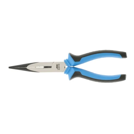 Длинногубцы прямые 200 мм хром-ванадий двухкомпонентные рукоятки БАРС 17196 купить в Нижневартовске