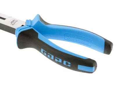 Длинногубцы прямые 200 мм хром-ванадий двухкомпонентные рукоятки БАРС 17196 купить в Нижневартовске