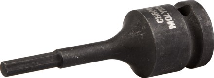 Торцовая головка KRAFTOOL &quot;INDUSTRIE QUALITAT&quot; ударная (1/2&quot;), HEX, Cr-Mo, фосфатированная, H5 27950-05_z01 купить в Нижневартовске