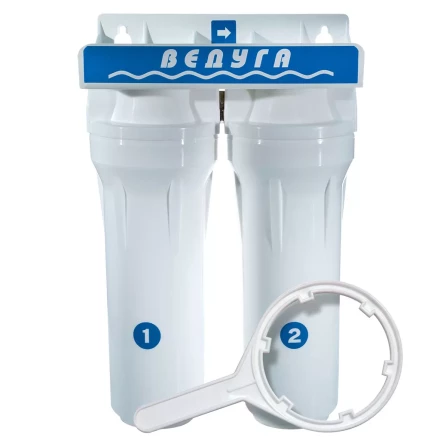 Колба фильтра ВЕДУГА 10 1/2 белая двойная 69383 купить в Нижневартовске