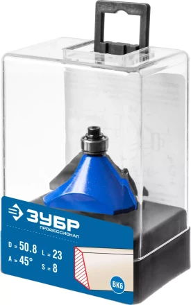 ЗУБР 50.8 x 27 мм, фреза кромочная калевочная (фасочная) №9, Профессионал (28711-50.8) купить в Нижневартовске