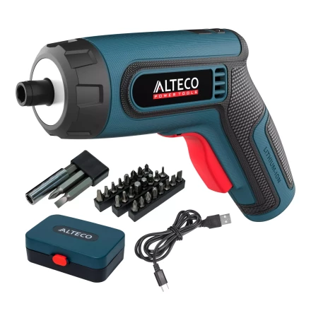 Аккумуляторная отвертка угловая ALTECO CSD 4V 67506 купить в Нижневартовске