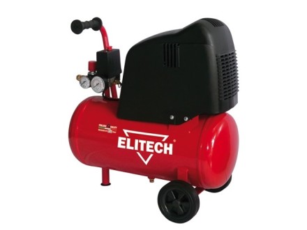 Компрессор безмасляный поршневой прямой привод Elitech OM 195/6 + PG купить в Нижневартовске