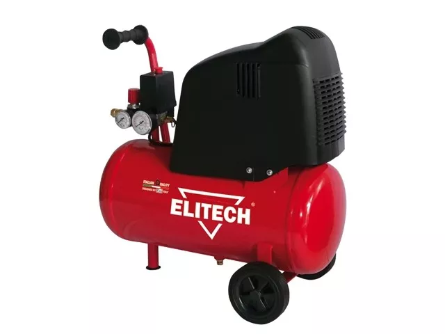 Компрессор безмасляный поршневой прямой привод Elitech OM 195/6 + PG купить в Нижневартовске