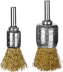 ЗУБР "ПРОФЕССИОНАЛ". Набор щеток кистевых для дрели, витая стальная латунированная проволока 0,3мм, для дрели, 2шт 3532-H2_z02 купить в Нижневартовске
