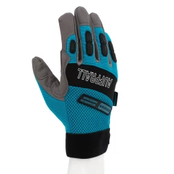 Перчатки универсальные комбинированные, с защитными накладками, STYLISH, размер L (9)// Gross 90319