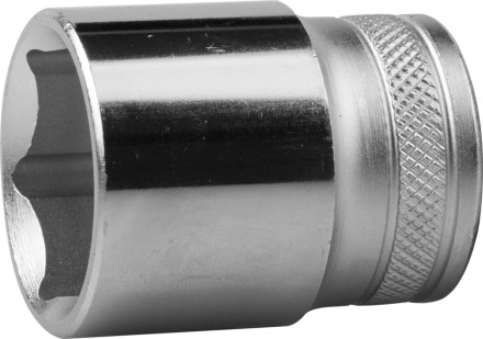 Торцовая головка KRAFTOOL &quot;INDUSTRIE QUALITAT&quot;, Cr-V, FLANK, хромосатинированная, 1/2&quot;, 25 мм 27805-25_z01 купить в Нижневартовске