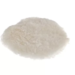 Насадка полировальная &quot;под липучку&quot; 180 мм натуральная шерсть MATRIX 75954