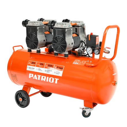 Компрессор поршневой безмасляный PATRIOT WO 80-360 купить в Нижневартовске