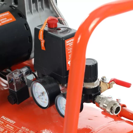 Компрессор поршневой безмасляный PATRIOT WO 80-360 купить в Нижневартовске