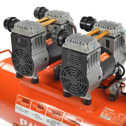 Компрессор поршневой безмасляный PATRIOT WO 80-360 купить в Нижневартовске