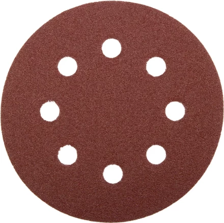 Круг шлифовальный ЗУБР "МАСТЕР" универсальный, из абразивной бумаги на велкро основе, 8 отверстий, Р60, 115мм, 5шт 35560-115-060 купить в Нижневартовске
