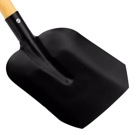 Лопата совковая, 235х270х1300 мм, деревянный черенок с пропиткой, Россия Сибртех 614595 купить в Нижневартовске