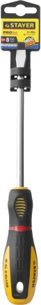 Отвертка STAYER &quot;PROFI&quot; &quot;PROTech&quot;, двухкомп рукоятка, намагниченная, Cr-Mo, SL8,0x150мм 25131-08-15_z02 купить в Нижневартовске