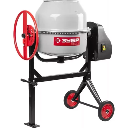 Бетоносмеситель ЗУБР, чугунный венец, 140л, 550Вт ЗБСЭ-140 купить в Нижневартовске