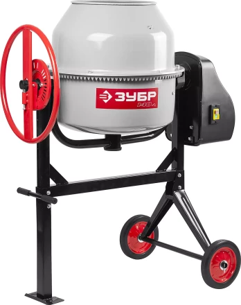 Бетоносмеситель ЗУБР, чугунный венец, 140л, 550Вт ЗБСЭ-140 купить в Нижневартовске
