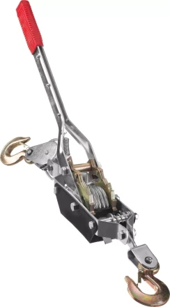 Лебедка ручная рычажная MIRAX, тросовая, 1,5т, 1,8м 43130-1.5 купить в Нижневартовске