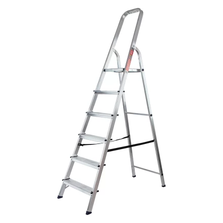 Стремянка усиленная MTX 9771577, 6 ступеней, алюминиевая, Россия купить в Нижневартовске