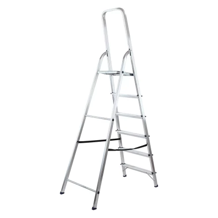 Стремянка усиленная MTX 9771577, 6 ступеней, алюминиевая, Россия купить в Нижневартовске