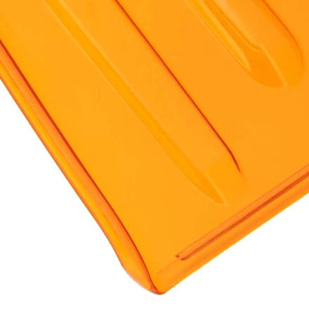 Лопата для уборки снега Сибртех 61673, поликарбонат, 270х360х840 мм, стальной черенок, усиленная купить в Нижневартовске