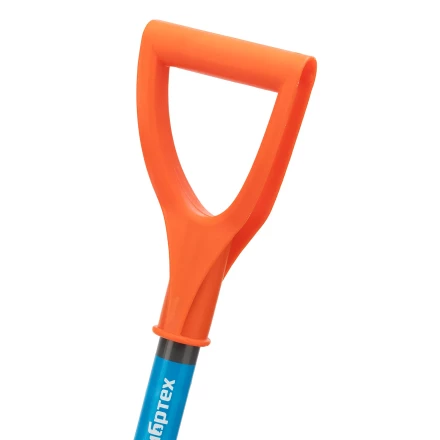 Лопата для уборки снега Сибртех 61673, поликарбонат, 270х360х840 мм, стальной черенок, усиленная купить в Нижневартовске