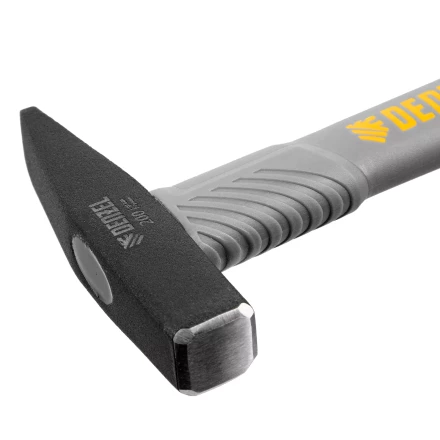 Молоток слесарный, 200 г Denzel, кованый, фибергласовая рукоятка c TPR покрытием 10482 купить в Нижневартовске