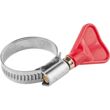 Хомуты ЗУБР "ЭКСПЕРТ" "Бабочка", нерж. сталь, накатная лента 9 мм, 20-32 мм, 2 шт 37835-20-32 купить в Нижневартовске