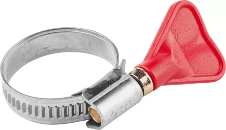 Хомуты ЗУБР "ЭКСПЕРТ" "Бабочка", нерж. сталь, накатная лента 9 мм, 20-32 мм, 2 шт 37835-20-32 купить в Нижневартовске