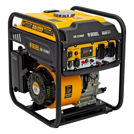 Генератор инверторный DENZEL GK-5500iF, 5,5 кВт, 230 В, ручной старт купить в Нижневартовске