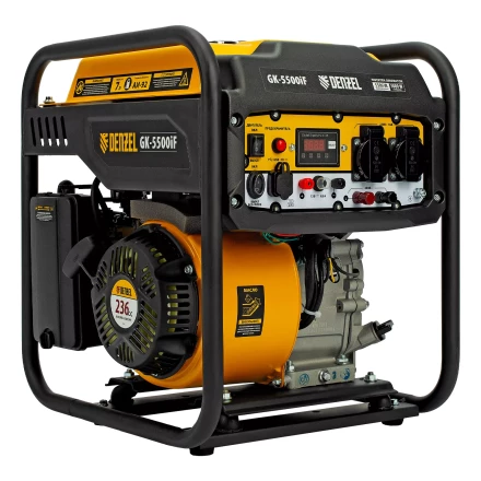 Генератор инверторный DENZEL GK-5500iF, 5,5 кВт, 230 В, ручной старт купить в Нижневартовске
