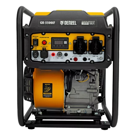 Генератор инверторный DENZEL GK-5500iF, 5,5 кВт, 230 В, ручной старт купить в Нижневартовске