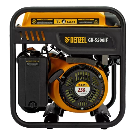 Генератор инверторный DENZEL GK-5500iF, 5,5 кВт, 230 В, ручной старт купить в Нижневартовске