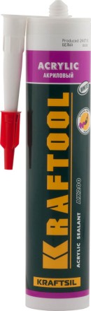 Герметик акриловый KRAFTOOL белый, 300мл 41251-0 купить в Нижневартовске