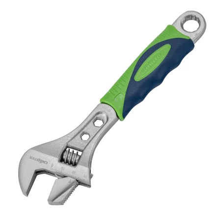 Ключ разводной Сибртех, 200мм, переставная губка, 2-х комп.рукоятка, 15598 купить в Нижневартовске