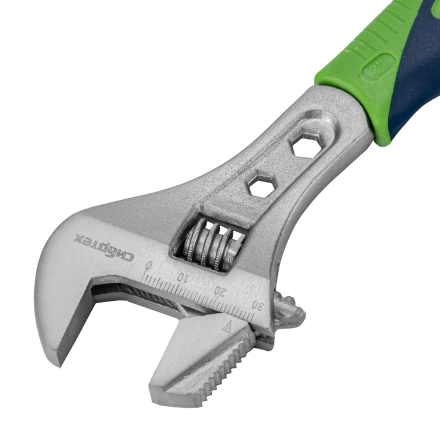 Ключ разводной Сибртех, 200мм, переставная губка, 2-х комп.рукоятка, 15598 купить в Нижневартовске