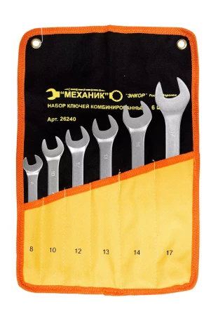 Набор ключей комбинированных 6 шт. чехол Энкор 26240 купить в Нижневартовске