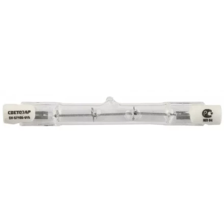 Лампа галогеновая СВЕТОЗАР линейная, тип J-78, цоколь R7S, 150Вт SV-57100-015 купить в Нижневартовске