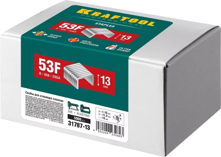 Скобы тип 20GA (53F / D / 056) 5000 шт 31787-13 купить в Нижневартовске