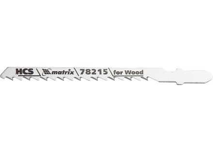 Полотна для электролобзика по дереву 3 шт T244D 75 x 4мм HCS MATRIX Professional 78215 купить в Нижневартовске