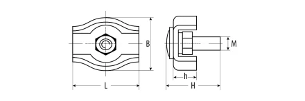 Зажимы троса одинарные пакет серия Без серии купить в Нижневартовске