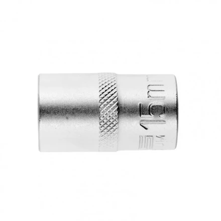 Головка торцевая 15 мм двенадцатигранная CrV под квадрат 1/2 хромированная Stels 13660 купить в Нижневартовске