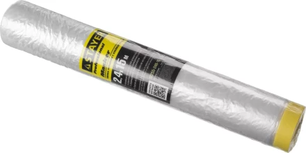 Пленка STAYER "PROFESSIONAL" защитная с клейкой лентой "МАСКЕР", HDPE, 9мкм, 2,4х15м 12255-240-15 купить в Нижневартовске