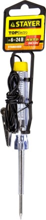 Пробник STAYER &quot;STANDARD&quot; для автопроводки, 6-24В, флажок-подвеска 2573-24V_z01 купить в Нижневартовске