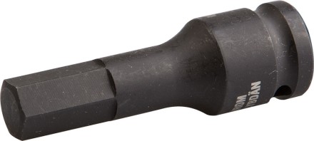 Торцовая головка KRAFTOOL &quot;INDUSTRIE QUALITAT&quot; ударная (1/2&quot;), HEX, Cr-Mo, фосфатированная, H17 27950-17_z01 купить в Нижневартовске