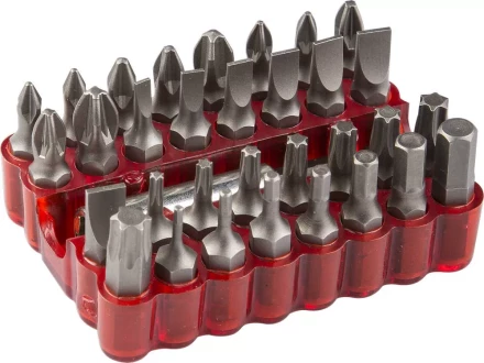 ЗУБР 33 шт, набор бит с магнитным адаптером (26045-H33) купить в Нижневартовске