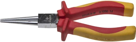 Круглогубцы ЗУБР "ПРОФЕССИОНАЛ" "ПРОФИЭЛЕКТРИК", диэлектрические, двухкомпонентная рукоятка, до ~1000В, 160мм 22145-8-16 купить в Нижневартовске