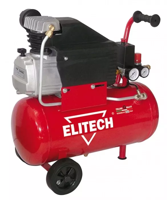 Компрессор масляный поршневой прямой привод Elitech МК 2400/24 СМ2 5К купить в Нижневартовске