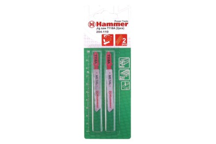 Пилки для лобзика HAMMER JG MT T118A (2шт.) купить в Нижневартовске